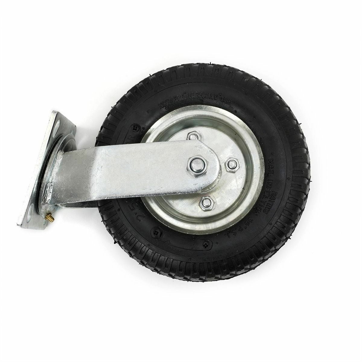 UBesGoo 4PCS 10" Air Tire Pneumatic 2 Swivel Caster + 2 ...