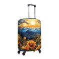 thumbnail image 3 of Balery Luggage Cover Sunset Sky Sunflower Print Suitcase Covers for Luggage Elastic Washable Suitcase Protector Fits 18-32 Inch Luggage-Small, 3 of 9