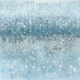 thumbnail image 2 of Nai, Danhui 12x12 Black Ornate Wood Framed with Double Matting Museum Art Print Titled - Abstract Rain Slate Blue, 2 of 4