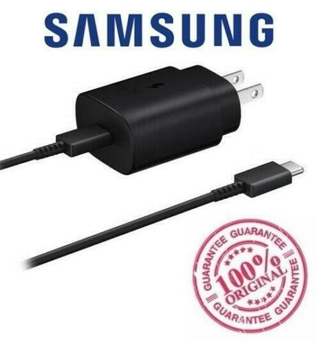OEM Samsung Galaxy NOTE 20  Ultra Fast Wall Charger and USB 2.0 Type C to Type C Cable Combo