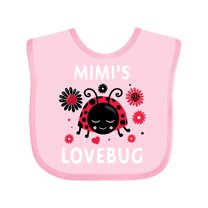 Inktastic Valentine's Day Mimi's Lovebug Boys or Girls Baby Bib