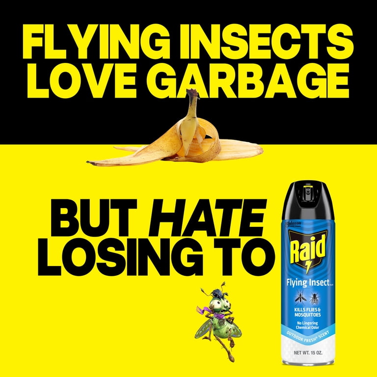 Raid Flying Insect Killer Bug Spray, 15 oz., 2-Pack photo 5