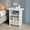 White, variant on UAEBM 3-Tier End Table Nightstand White, Narrow Side Table with Storage Shelf, Small Bookshelf Bedside Table for Bedroom, Living Room, Office, Bathroom White