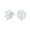 Silver-Tone, variant on Womens Spiritual Zen Lotus Flower Earrings .925 Sterling Silver Long Chain Threader Stabilizing U Hook