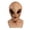 B, variant on Realistic Alien Latex Mask, Full Head Extraterrestrial UFO Mask for Halloween Cosplay Costume Party