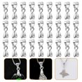 thumbnail image 3 of 100pcs Pendant Necklace DIY Clasp Connectors Necklace Pinch Clip Buckles, 3 of 4