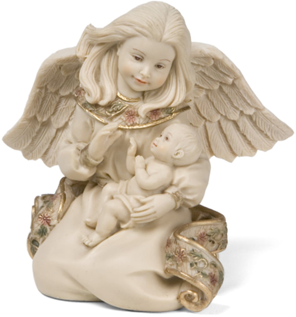 Angel Figurine Holding Baby 3.5 Pavilion Gift Company 06194 Pavilion 