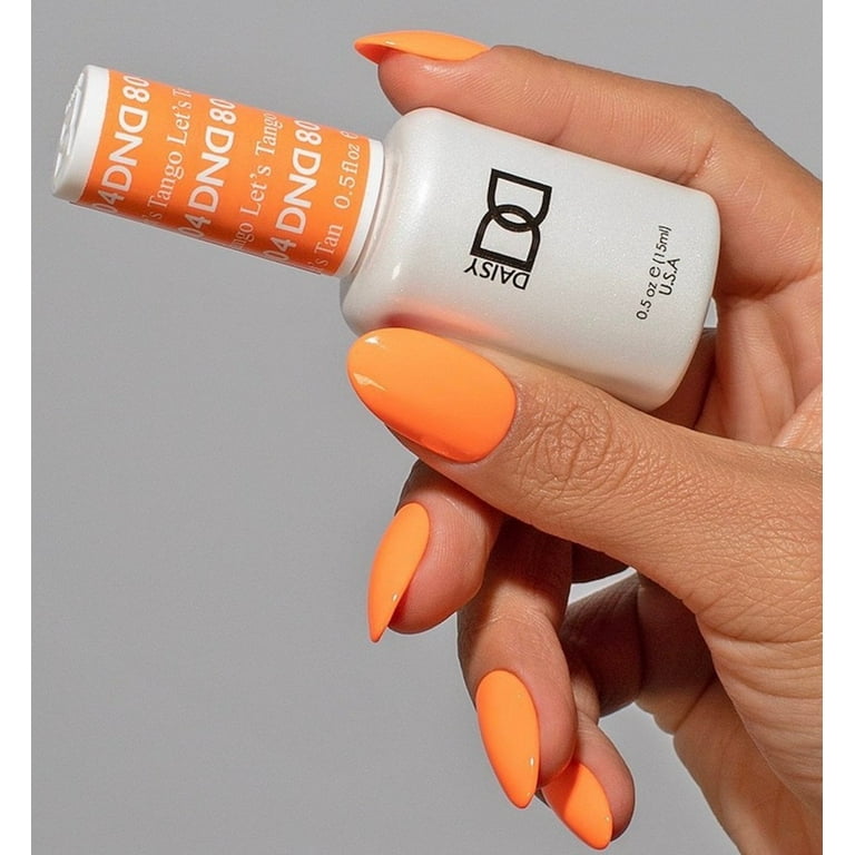 DND Nail Polish Gel & Matching Lacquer Set Duo 803 Tangerine Dream