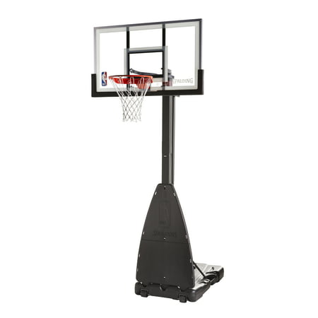 UPC 689344332383 product image for Spalding 68454 Portable Basketball Hoop with 54 Inch Glass Backboard | upcitemdb.com