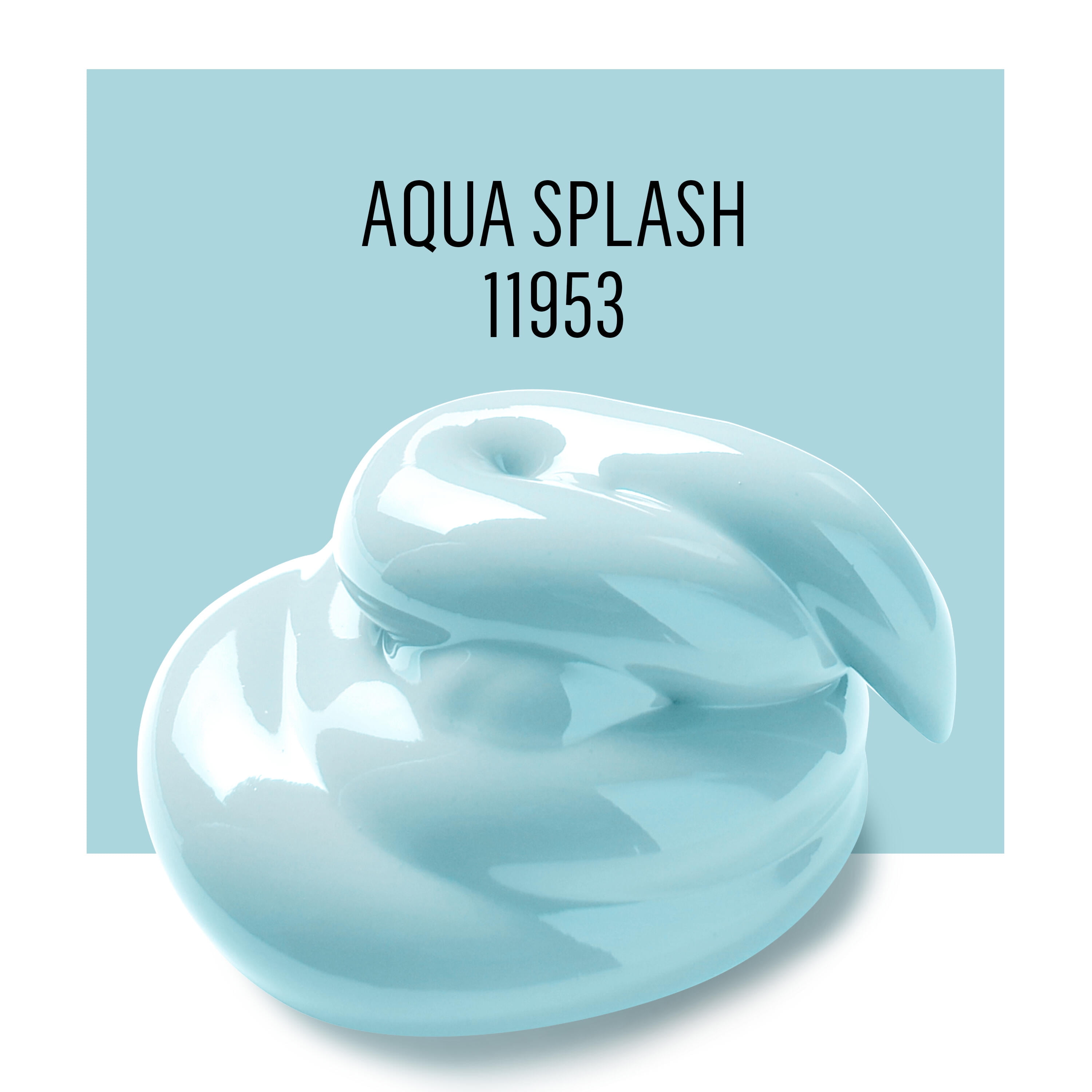 FolkArt Enamel Acrylic Craft Paint, Gloss Finish, Aqua Splash, 2 fl oz