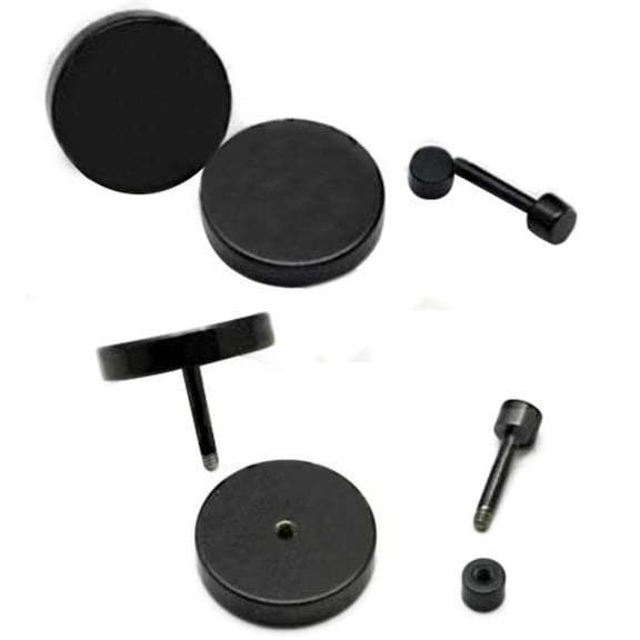 Ayyufe Earrings Exquisite Anti-rust Men Punk Gothic Barbell Ear Studs for Bar Party