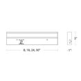 thumbnail image 4 of BA-AC24-CS-WT WAC Limited Light Bar - 27.24 Inch 15W 1 LED Bar Light with 3-CCT Selectable and Rocker Switch, 4 of 4