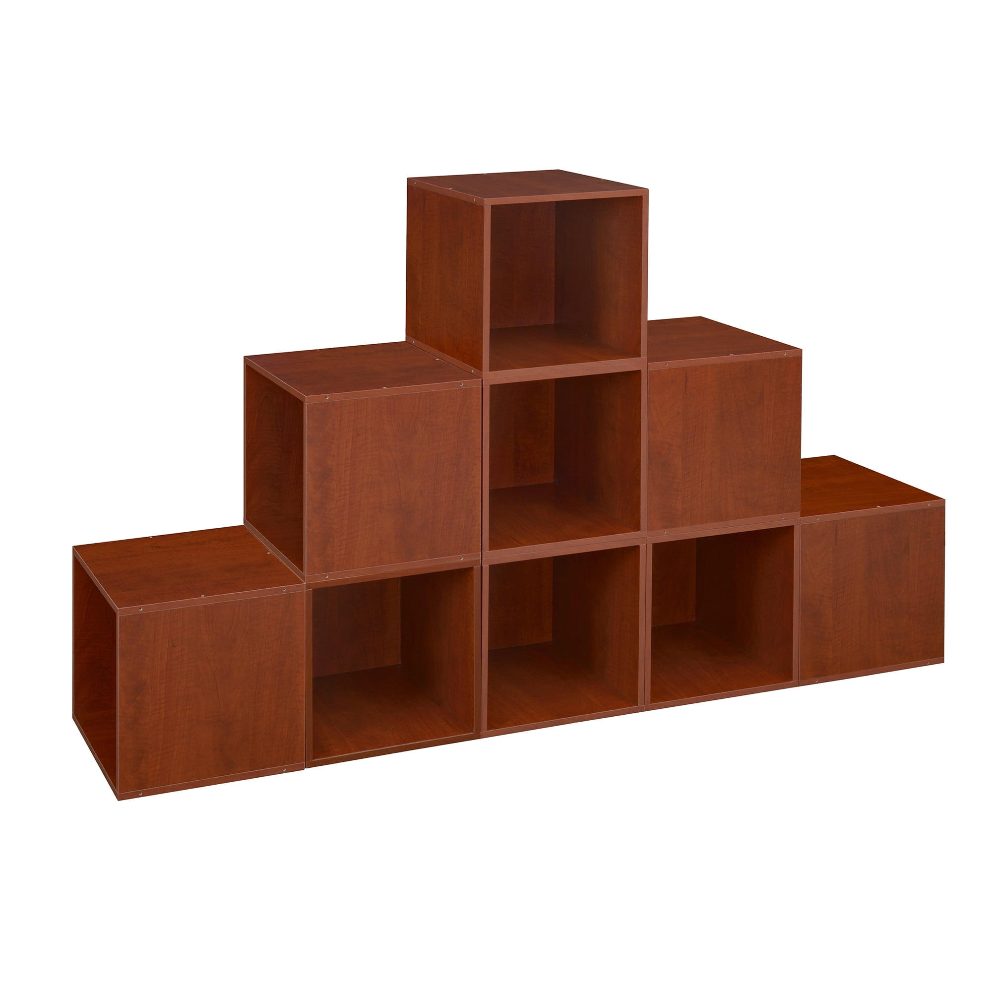 nicho★ Niche Cubo 9-Cube Storage Set in Warm Cherry with Wooden