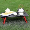 thumbnail image 2 of Bord Pliante, Mini Table De Pique - Nique En For Barbecue In Plein (tout En Et Rouge), 2 of 5