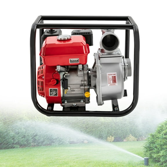 3" Inch 7.5HP Gas Water Pump Gas-Power Garden Water Irrigation Transfer Pump 4-Stroke Gasoline Engine Water Pump 4KW