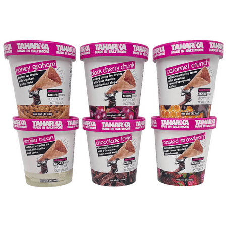 Taharka Bros. Traditional Variety Pack  16 oz. Pint  6-Pack (Frozen)