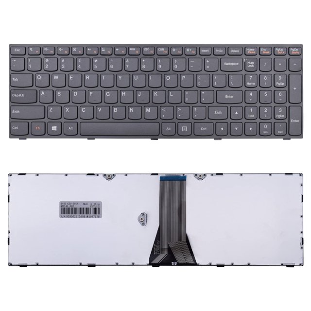 SUNMALL Teclado de repuesto para portátil con marco compatible con Lenovo LdeaPad Flex 2 15 B50 B50-30 B50-45 B50-70 B50-80 B51-80 G50 G50-30 G50-45 G50-70 G50-80 G50-75 Z50 US Layout
