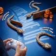 thumbnail image 4 of Veeniix Amphibious Remote Control Snake Toy with Sound, Realistic RC Prank Snake, Brown, 4 of 8
