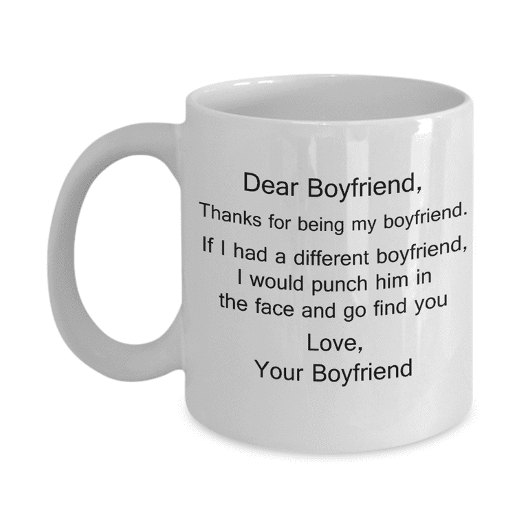 Best Boyfriend Ever Mug for Him, Funny Coffee Mug for Boyfriend, Boyfriend  Gifts Ideas for Birthday Funny Valentine Mug, Thank You Boyfriend 