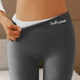 thumbnail image 2 of Gibobby Leggings deportivos Mujer Pantalones térmicos invierno para mujer, informales, sólidos, cálidos, elásticos, cintura alta, capris térmicos, pantalones entrenamiento（Gris， S), 2 of 5