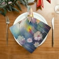 thumbnail image 2 of GZHJMY Wild Flower Cloth Napkins Set of 4,Reusable Washable Polyester Dinner Table Napkins for Kitchen,Dining,Restaurant,Party Decoration, 2 of 7