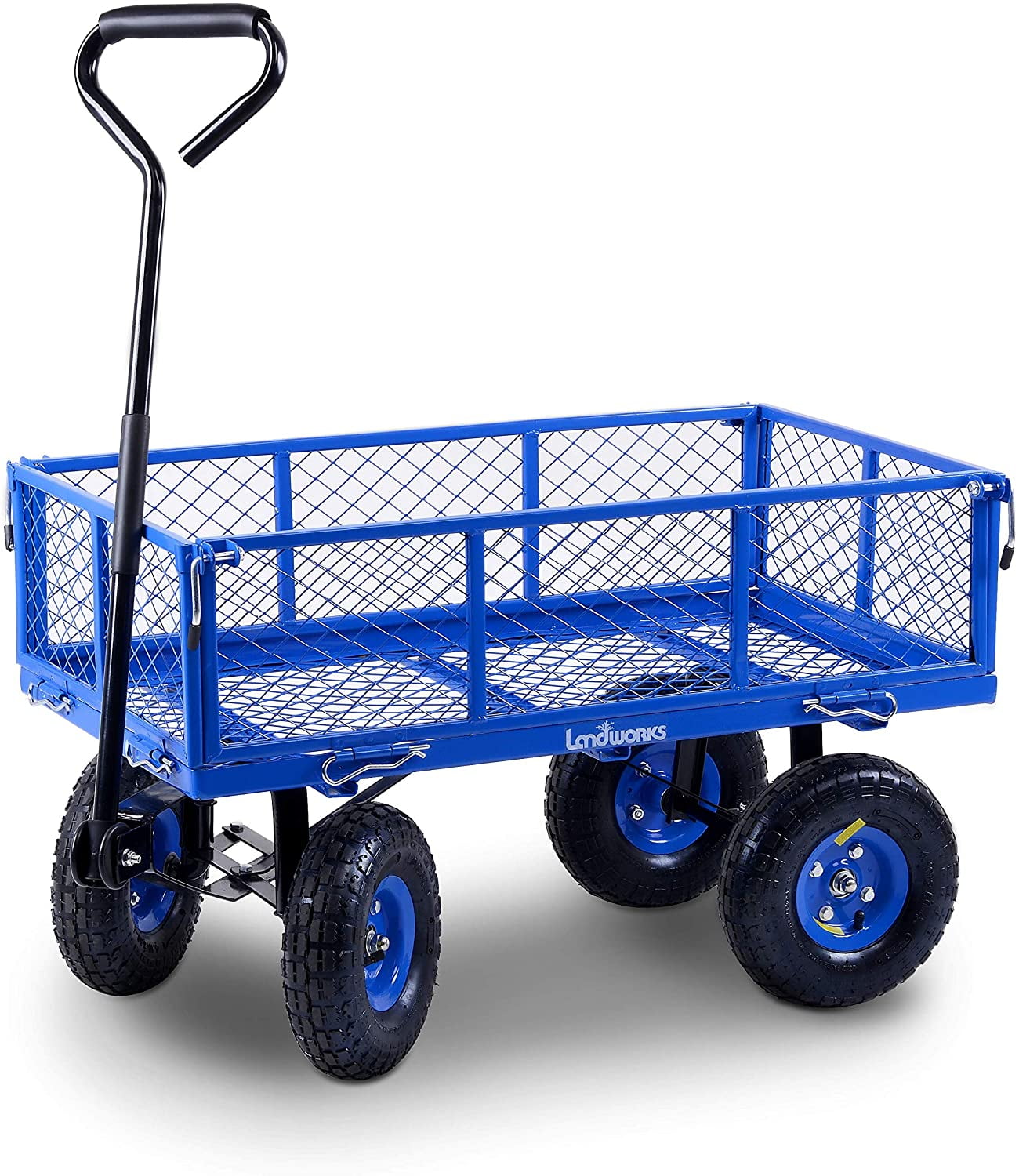 Landworks 2103Q044A Heavy Duty Lawn/Garden Utility Cart/Wagon With Removable 400 