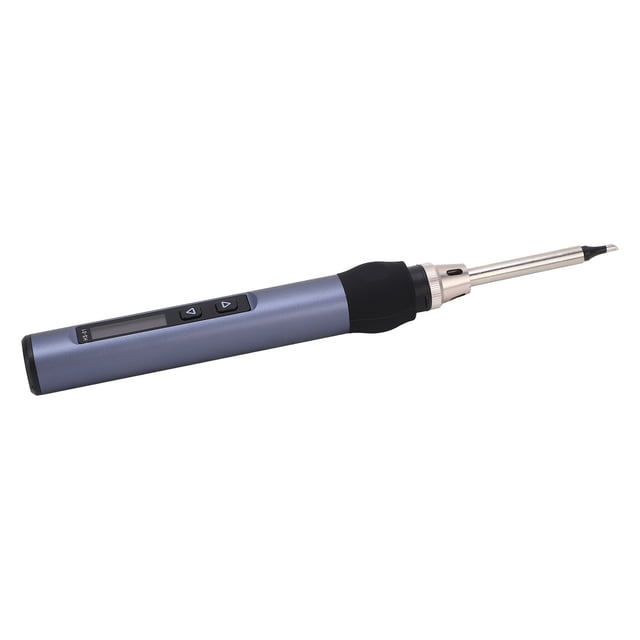 Kit de Soldador Eléctrico Bling Bling con Pantalla Digital Temperatura Ajustable Gris y Azul