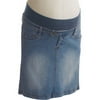 Maternity Demi-Panel Denim Skirt