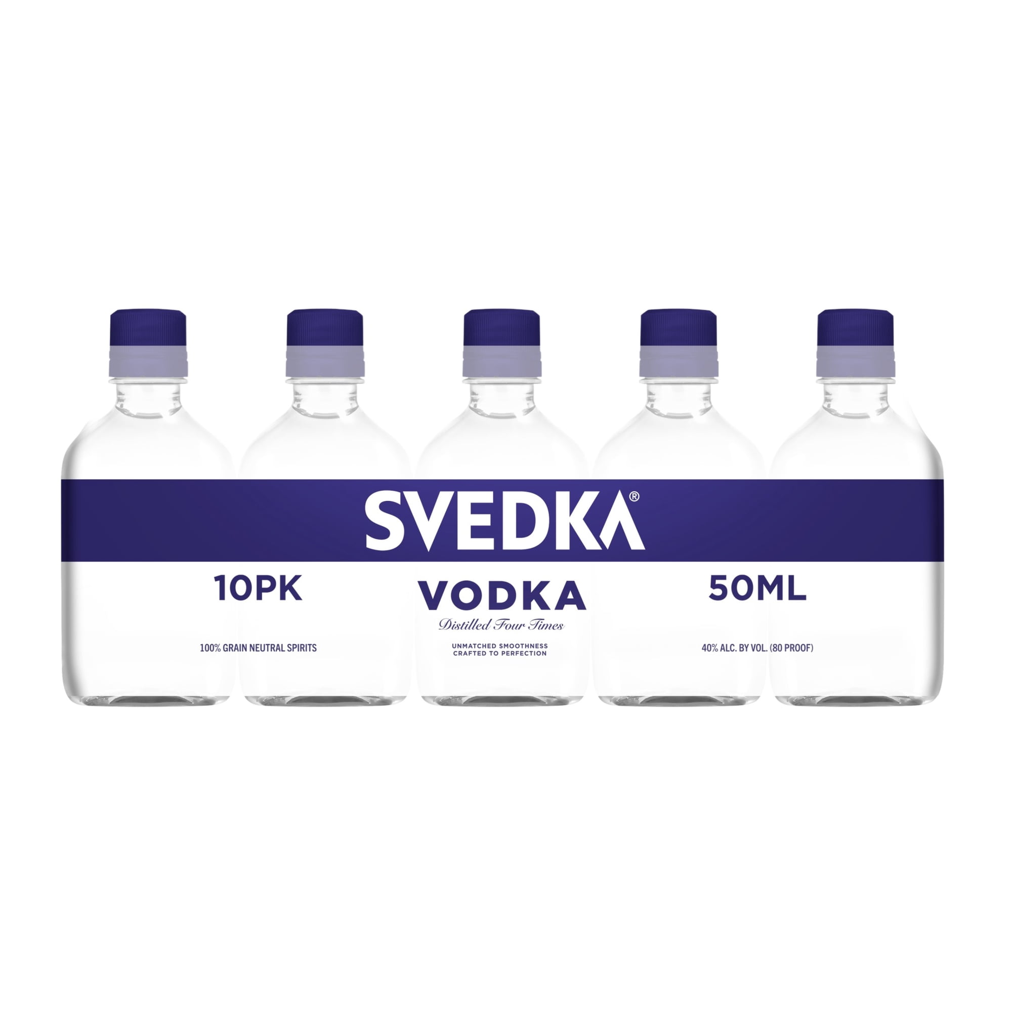 Svedka Vodka, 10 Pack 50ml 80 Proof