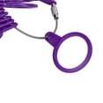 thumbnail image 2 of Herramienta de medición de tamaño de dedo de plástico, medidores de joyería, herramientas de medición de tamaño de anillo para medición de fabricación de joyas (púrpura), 2 of 5
