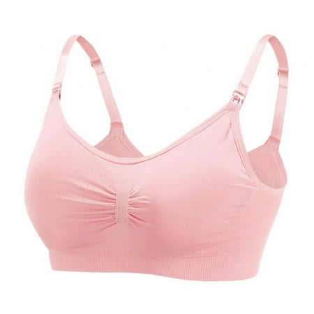 

Xmarks Simply Sublime Seamless Nursing Bra for Breastfeeding | Wireless Maternity Bra Dark Pink 40/90ABCD 42/95ABCD