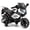White, variant on Costway 6V Kids Motorcycle with Music, Horn, Detachable Training Wheels & LED Headlights White