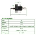 thumbnail image 3 of Atenuador RF coaxial XRDS -RF SMA macho a SMA hembra 10dB, 3 of 5