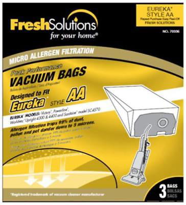 70280-3  **FAST SHIPPING** Fresh Solutions Eureka Style C VACUUM BAGS 