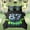 Black Green, variant on Feelyou Navy Vintage Soccer Twin Bedding for Boys, Grunge Football Graffiti Bedding Comforter Set, Blue Reversible, 7pcs