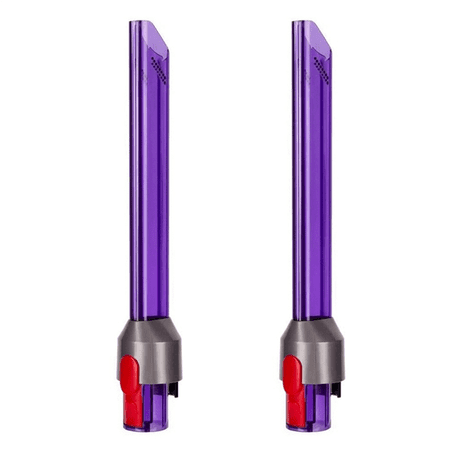 2X Quick Release Crevice Tool Nozzle Brush, With LED Light For Dy*son V7 V8 V10 V11 Narrow Slit Nozzle Suction Space Head