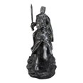 thumbnail image 4 of Suit of Armor Crusader Knight with Sword Riding On Heavy Cavalry Horse Figurine, 4 of 9