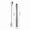 B 22.5cm, variant on 2Pcs Stainless Steel Cocktail Muddler with Bar Mixing Spoon Cocktail Muddler Long Drink Stirrer Bartender Spoon Bar Accessories