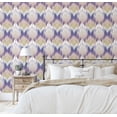 thumbnail image 3 of S4Sassy Ikat Pattern Wallpaper - Blue Wall Covering, 25" x 360" Self-Adhesive Textured Vinyl Walls Paper, Walls Wrap, Easy DIY Wall Covering For Kids Bedroom, Kids room wall decor, Playroom Wallpaper, 3 of 8