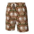 thumbnail image 4 of Logiee Beautiful Owl Print Mens Swim Trunks Quick Dry Board Shorts,Breathable Hawaii Beach Shorts Swimwear Bathing Suits-X-Large, 4 of 6