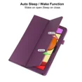 thumbnail image 2 of zukof Smart Case for Samsung Galaxy Tab A9+ Plus 11 Inch 2023 Model (SM-X210/X216/X218), Folio PU Leather Stand Protective Cover with Magnetic Closure (Purple), 2 of 5