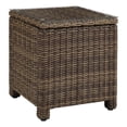 thumbnail image 1 of Crosley Furniture Bradenton Wicker / Rattan Patio End Table in Brown, 1 of 8