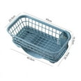 thumbnail image 2 of Dish Dish Drying Rack Fast Drainage Detachable Base Drainboard Design Strong Plastic Dish Drainer for Dish Fork Chopsticks, 2 of 7