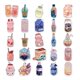 thumbnail image 4 of Pegatinas Kawaii CHAO 50 Piezas Impermeables para Álbumes de Recortes, 4 of 5