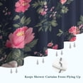 thumbnail image 6 of Pioneer Flower Floral Print Pattern Shower Curtain 36"x72" ,Bathroom Decorative Shower Curtains Set with 12 Hooks,Modern Waterproof Washable Shower Curtain, 6 of 6