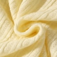 thumbnail image 5 of Gubotare Baby Cardigan Baby Girls Cotton Cardigan Long Sleeve Kid Button Sweater Girl Crew Neck Cardigans Uniform Sweater 12 18 Months (Light Yellow,12-18 Months), 5 of 8