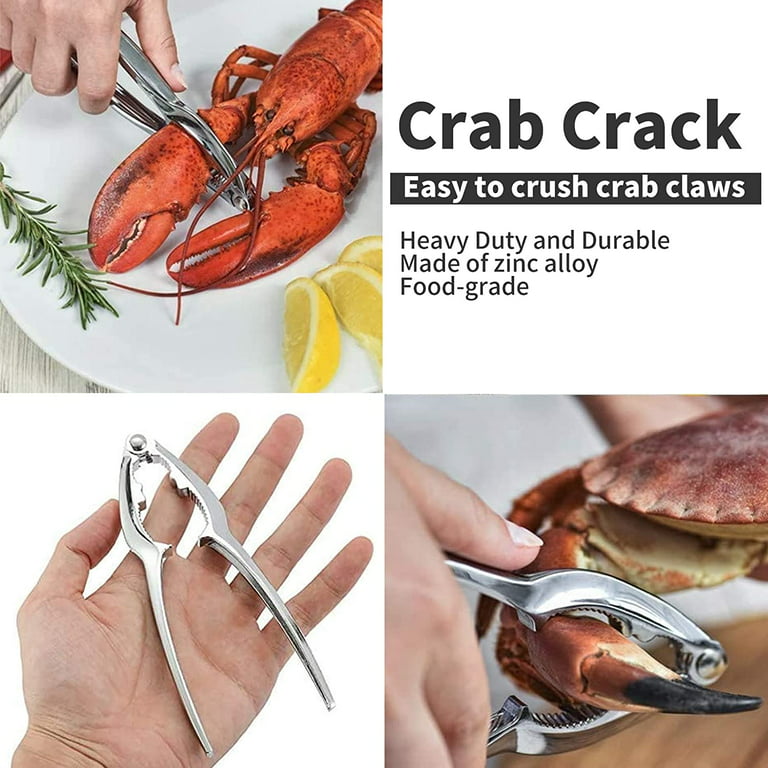 Durable Crab Crackers and Tools Stainless Steel Seafood Boil Party Supplies  Gift