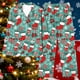thumbnail image 3 of Puyaiuu Women 2 Piece Christmas Satin Pajama Set Cute Print Long Shirt Loose Shorts Matching Set Loungewear Gift, 3 of 5
