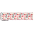 thumbnail image 2 of Ambesonne London Fabric by the Yard Upholstery, Popular British Culture, 10 Yards, Dark Coral Bluegrey, 2 of 4