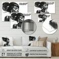 thumbnail image 4 of Designart "African American Woman in Black and White V" Fashion Woman Metal Wall Decor, 4 of 5